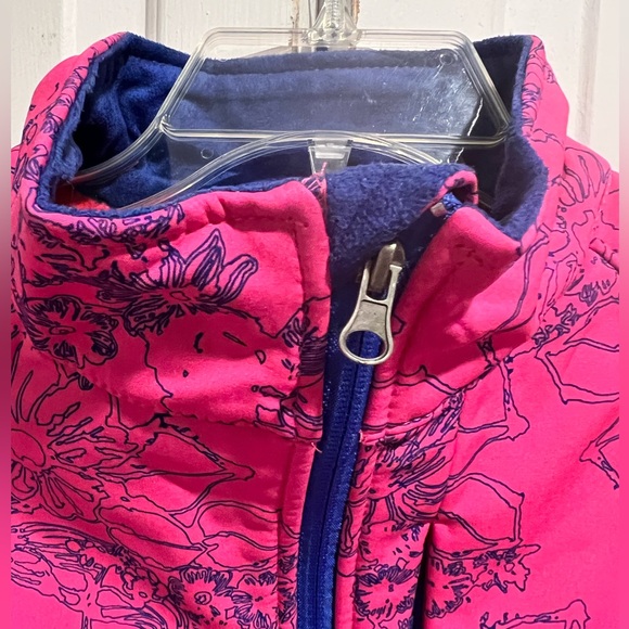 GP Lightweight, Waterproof , Jacket / Coat in Fuchsia w Royal Blue Design - Picture 3 of 10